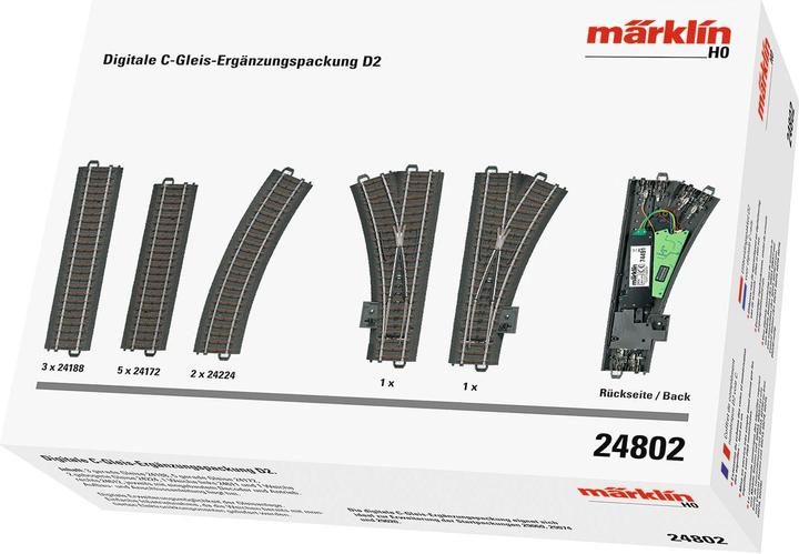 Märklin Digital C-track supplementary pack D2 (Track H0)