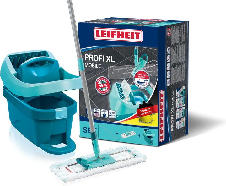 Produktbild Leifheit Set Wischtuchpresse Profi XL mit Rollen und Bodenwischer (1 Stk.)