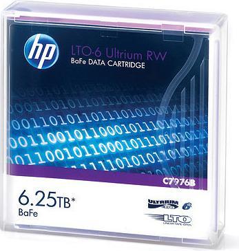 HPE LTO-6 Ultrium BaFe RW Data Cartridge (LTO-6 Ultrium, 2500 GB)
