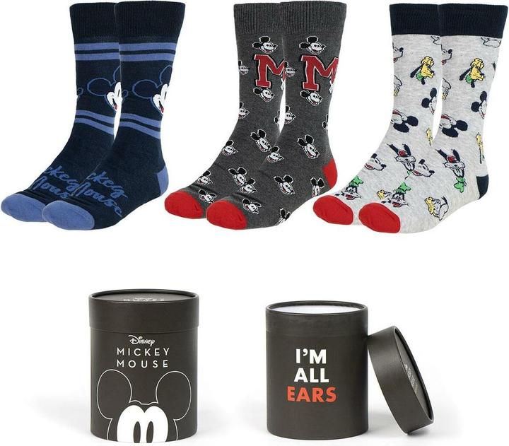 Produktbild Cerda MICKEY - Pack de 3 Paires de Chaussettes (Taille 36-43) (3er Pack, 38 - 45)