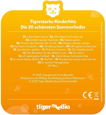 Immagine prodotto Tigermedia Le 20 canzoni estive più belle (Tedesco)