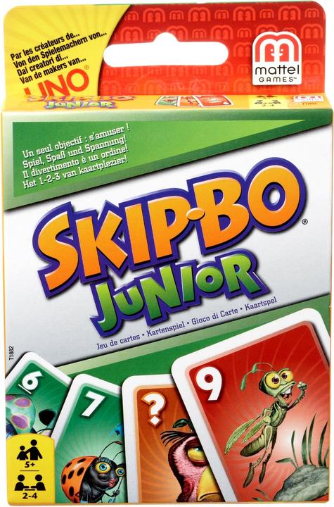 Actual product image Mattel Games Skip-Bo Junior Card Game (German, French, Italian)