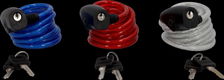 Actual product image Master Lock Spiral cable lock set 3-piece (180 cm)