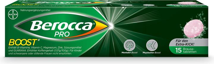 Produktbild Berocca PRO Pro Boost (15 Stück, Brausetablette, 100 g)