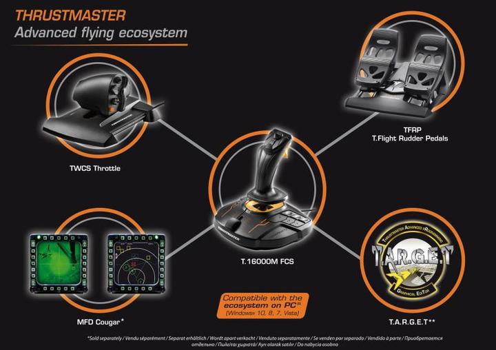 Immagine prodotto Thrustmaster T.16000M FCS Flight Pack (PC)