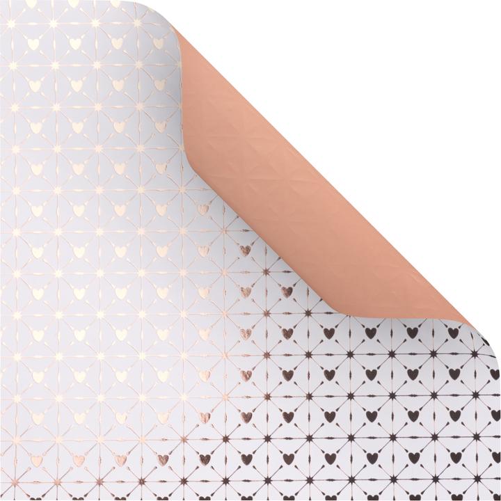 Actual product image Gebrüder Bertels Folding paper "X-Mas Roségold", 15x15cm, 32 sheets (110 g/m², 32 x)