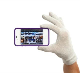 Produktbild Agloves Natural Touch Gloves für Touchscreens Weiss (M)