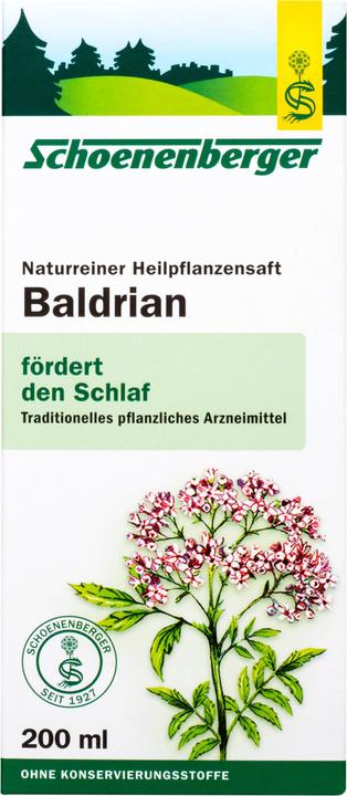 Produktbild Schönenberger naturreiner Heilpflanzensaft Baldrian fördert den Schlaf, 200 ml Lösung