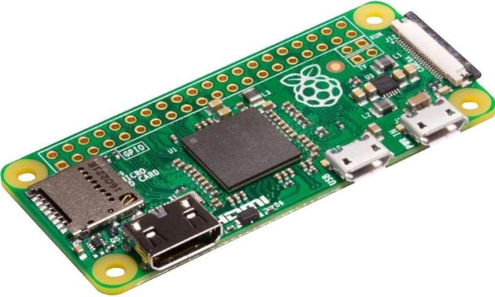 Actual product image Raspberry Pi Pi® Zero-W Zero W 512 MB 1 x 1.0 GHz (-PI-ZEROW-OPW)