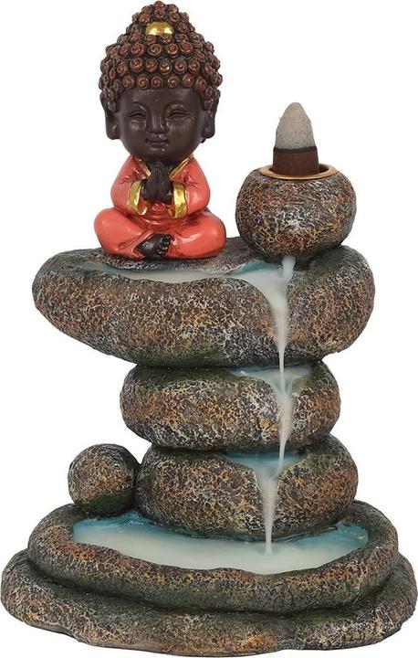Actual product image Something Different Reflux incense burner Buddha Rock Pond
