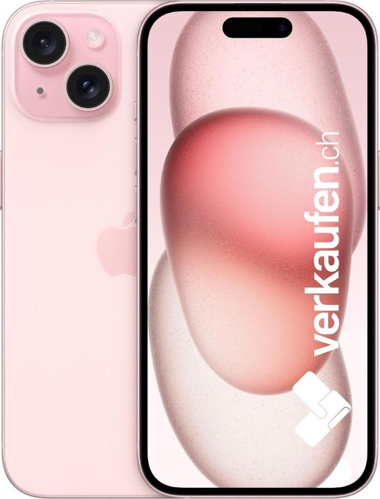 Image du produit verkaufen.ch iPhone 15 (128 Go, Pink, 6.10", 0.00 Mpx, SIM + eSIM, B / Très bon)