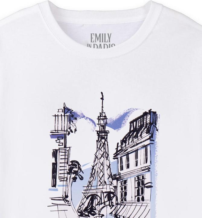 Immagine prodotto Emily In Paris Maglietta a maniche corte Sketchy Cityscape Donna/Ladies (XXL)