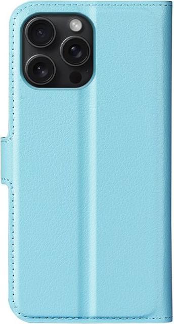 Actual product image MU Classic Litchi Leather Bookcover Series (Apple iPhone 16 Pro)