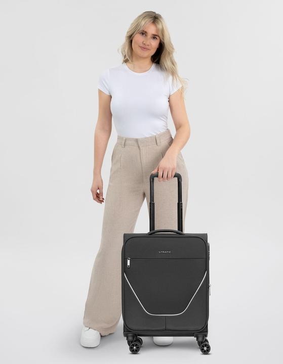 Produktbild Stratic taska 4-Rollen Kabinentrolley S 55 cm mit Dehnfalte (41 l, Handgepäck (bis 50l))