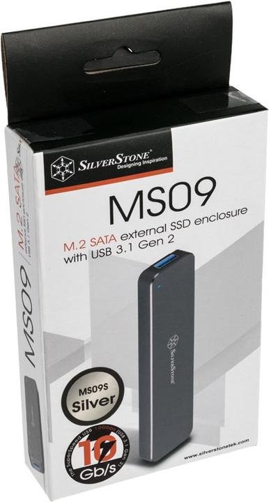 Immagine prodotto Silverstone Alloggiamento SST ext. M.2 SST-MS09S (M.2 2280, M.2 2260)