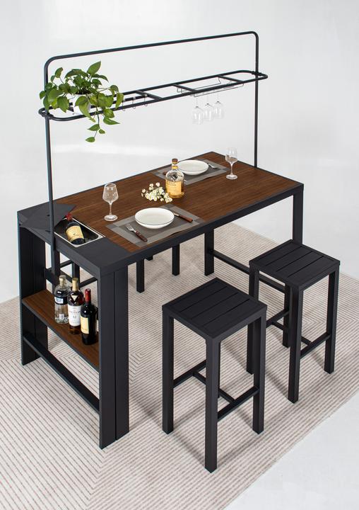 Actual product image Leco Bar-Sitzgruppe/Gartentheke ELSA (80 cm)