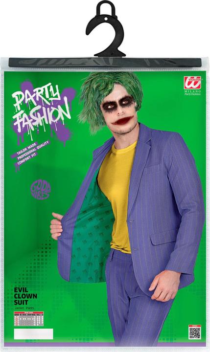 Immagine prodotto Widmann Costume da Joker viola con giacca e pantaloni (XXL)