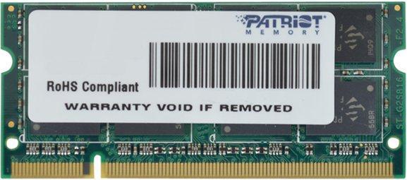Actual product image Patriot signature line (1 x 2GB, 800 MHz, DDR2-RAM, SO-DIMM)