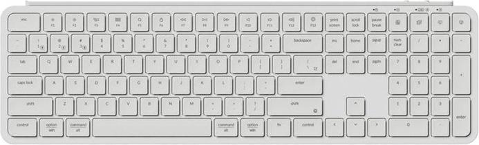 Actual product image Keychron Wireless Keyboard Ultra Slim B6 Pro 2.4G (white) (B6P-K8)