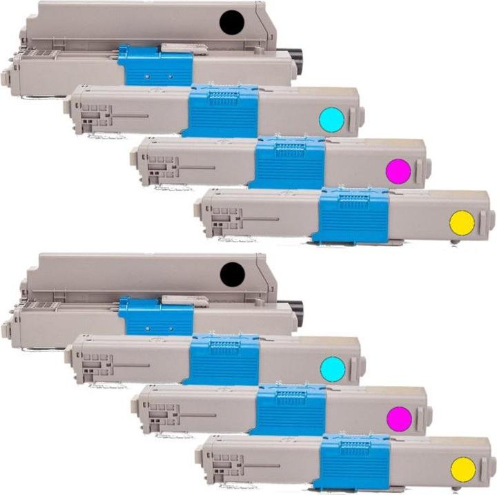 Actual product image Hermex Compatible OKI MC562DN toner cartridges (M, Y, FC, C)