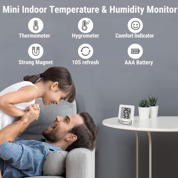 Actual product image ThermoPro Digitales Thermo-Hygrometer TP49W-6
