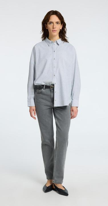 Actual product image Selected Femme Slfalice Mw Straight Eloise Grey Jeans (W31/L34)