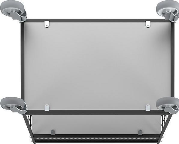 Produktbild Ebinger Bürowagen, 2 Etagen, LxBxH 830x510x935 mm (150 kg)