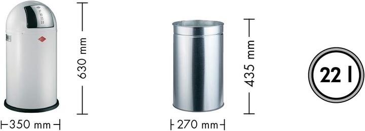 Produktbild Wesco Pushboy Junior (22 l)