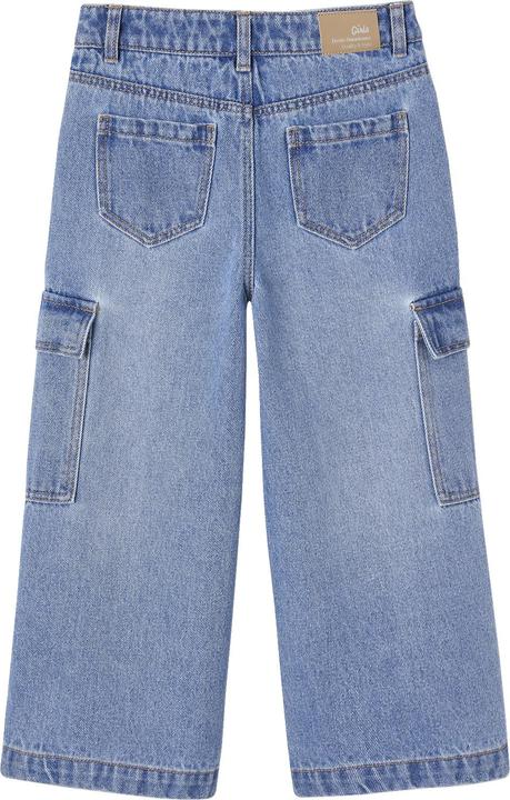 Vertbaudet Weite Mädchen Cargo-Jeans