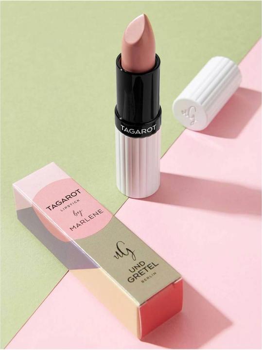 Actual product image Und Gretel Berlin Lips - TAGAROT VEGAN Lipstick by Marlene Powder Rose (Power Red)