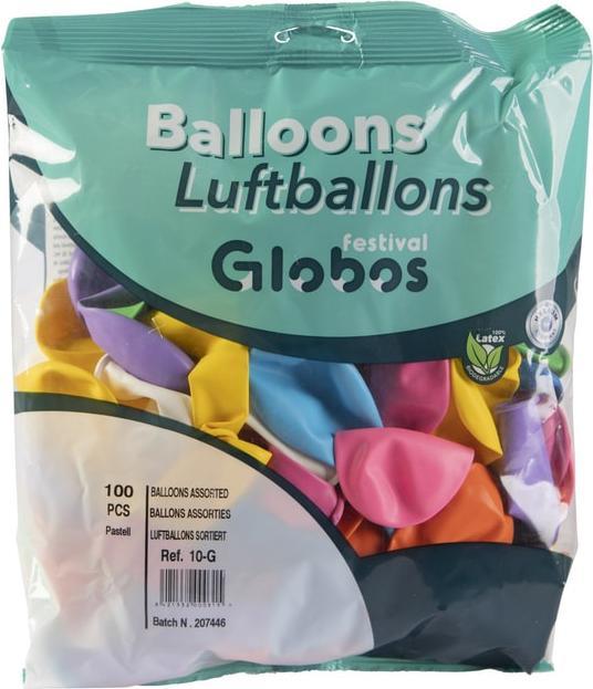 Actual product image Globos Europe Luftballons - bunt - 100 Stück (100 x)