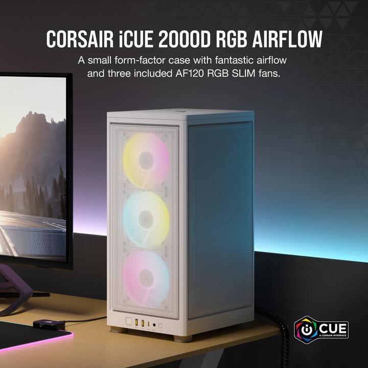 Actual product image Corsair iCUE 2000D RGB Airflow (Mini-ITX)