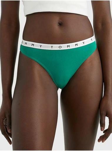 Produktbild Tommy Hilfiger Damen 3P Thong Tangahöschen, Green Mal/French Orchid/Desert Sky, S (S)