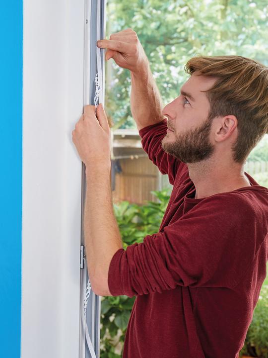 Actual product image tesa Insect screen COMFORT for windows, with Velcro tape, self-adhesive, without drilling (120 x 240 cm)