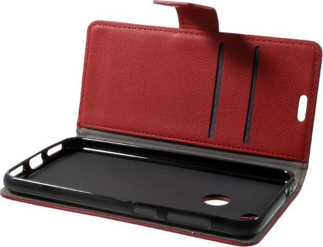 Produktbild MU Classic Leder Hülle mit Standfunktion (Huawei Y6 Pro (2017))