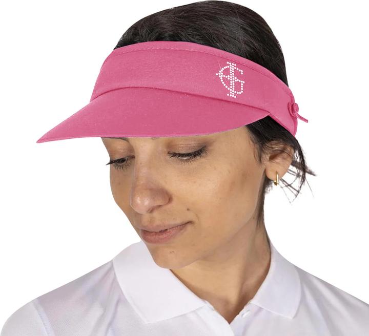 Image du produit Island Green Visière solaire de golf avec logo diamant pour femmes et hommes (Taille unique)