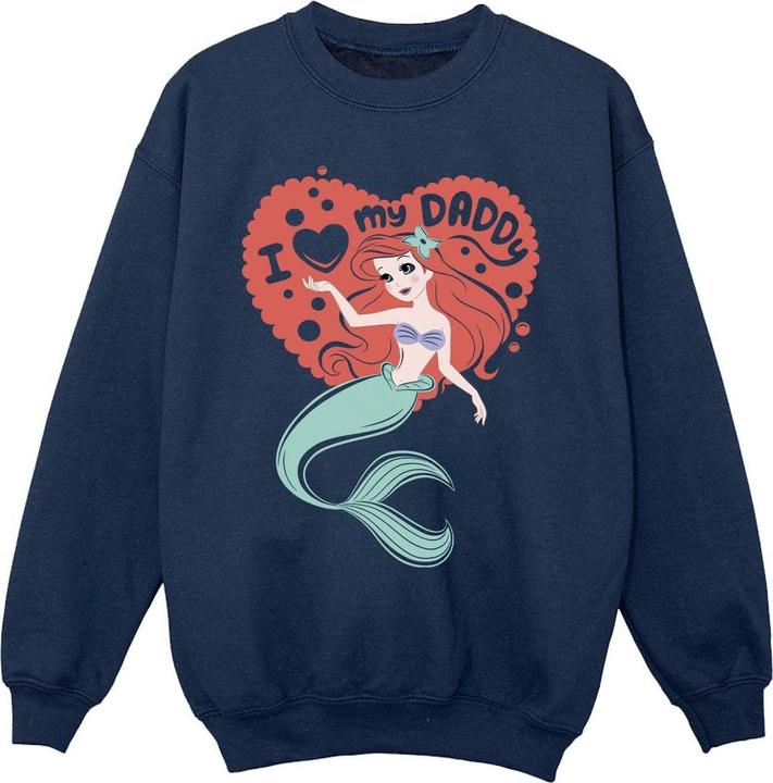 Disney The Little Mermaid Love Daddy Sweatshirt Mädchen