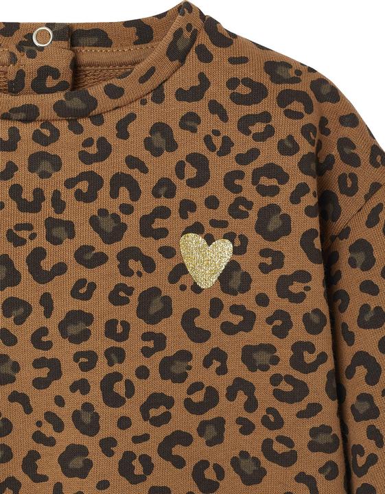 Immagine prodotto Envie de Fraise Bio-Kollektion: Baby Sweatshirt Mama & Tochter-Capsule LEOPARD (68)