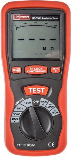 Actual product image Rs Pro Insulation & Continuity Tester (CAT III)