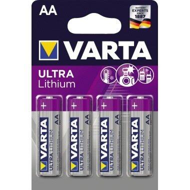 Productafbeelding Varta ULTRA Lithium (4 Pcs., AA, 3000 mAh)