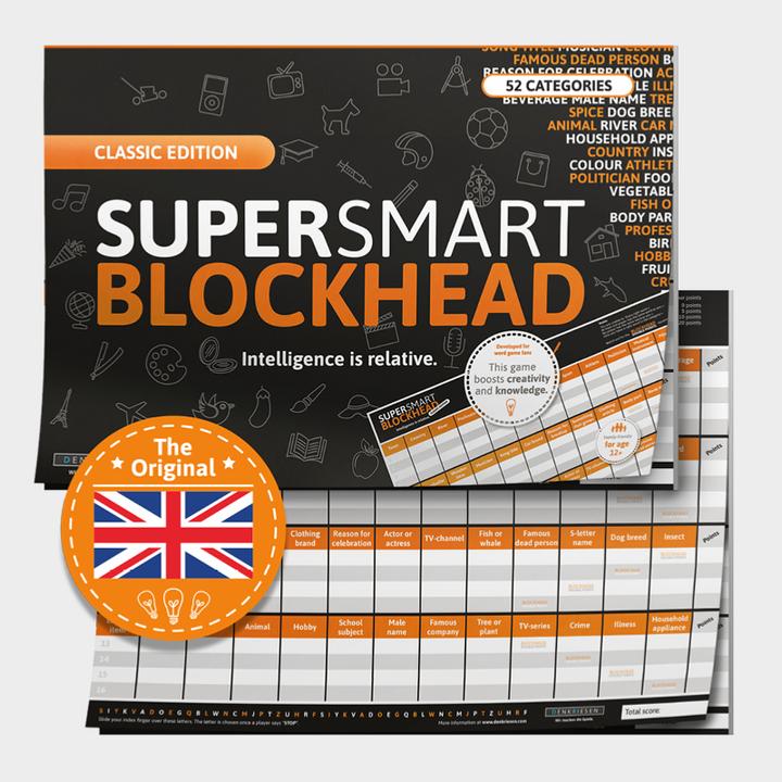 Image du produit Denkriesen Super Smart Blockhead - L'intelligence est relative (Anglais)