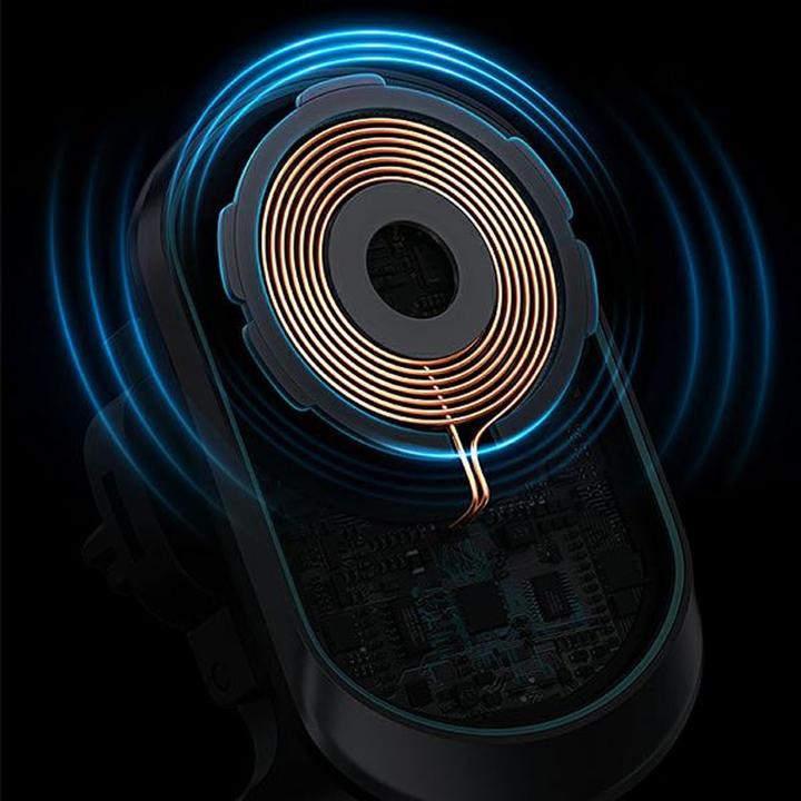 Image du produit Usams Magnetyczny uchwyt indukcyjny Wireless Charging 15W do kratki went. czarny/black CD182ZJ01 (US