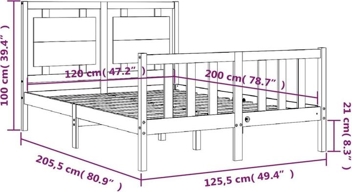 Image du produit VidaXL Bertrando (120 x 200 cm)