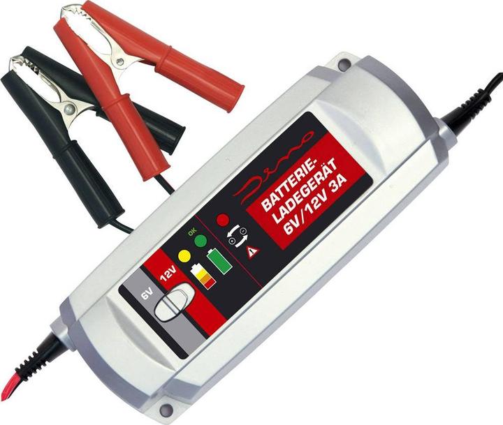 Immagine prodotto Dino Batterieladegerät Erhaltungsladung (6V, 12V, 3 A)