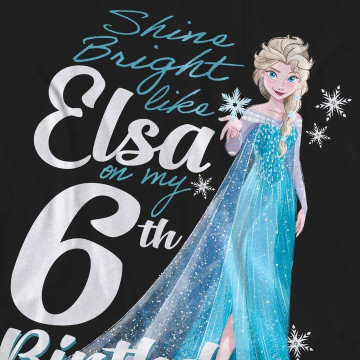 Image du produit Disney Frozen - T-shirt BRIGHT LIKE ELSA - Adulte (S)