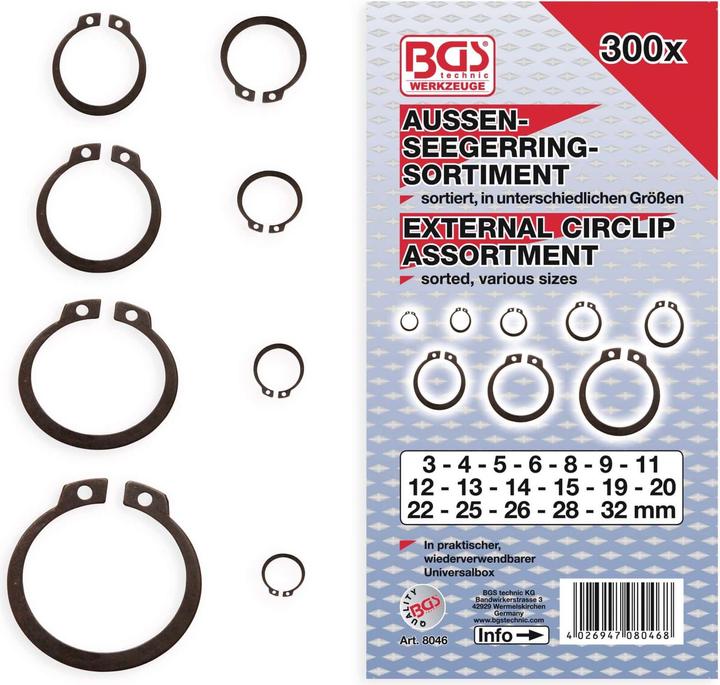 Produktbild BGS Aussen Seegerringe