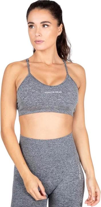 Produktbild Gorilla Wear Quincy Seamless Sport Bra - Grau (M, L)