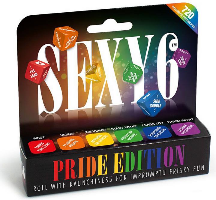 Actual product image Creative Conceptions Sexy 6 Dice - Pride Edition (Dice games)