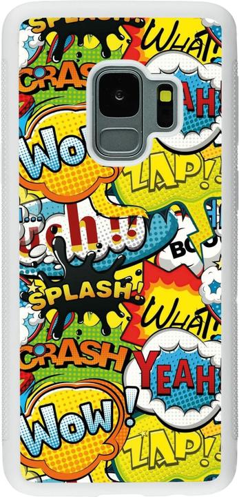 Image du produit PhoneLook Coque Silicone rigide blanc Cartoons slogans (Samsung Galaxy S9)