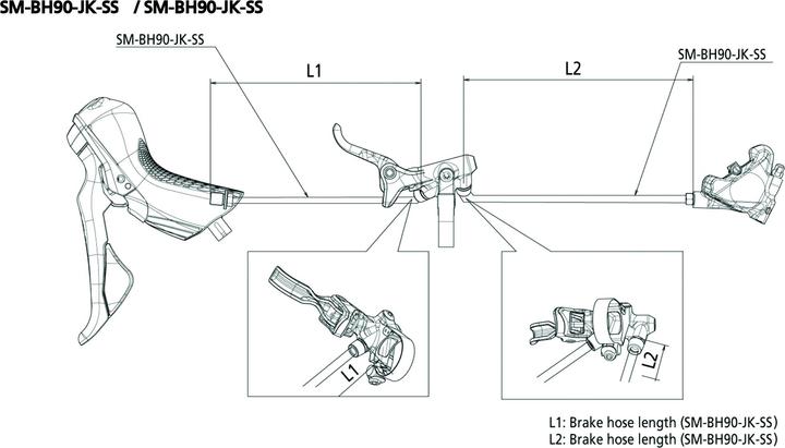 Produktbild Shimano GRX BL-RX812 links (Hinterradbremse, Bremsset)